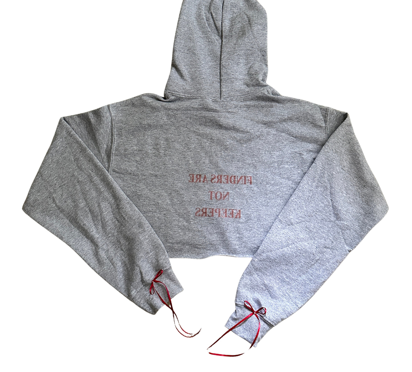POTRG/FINDERS ARE NOT KEEPERS CROPPED HOODIE